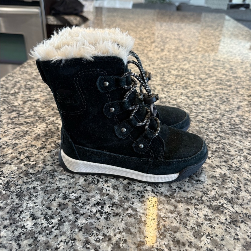 Sorel Whitney Kids Suede Snow Boot